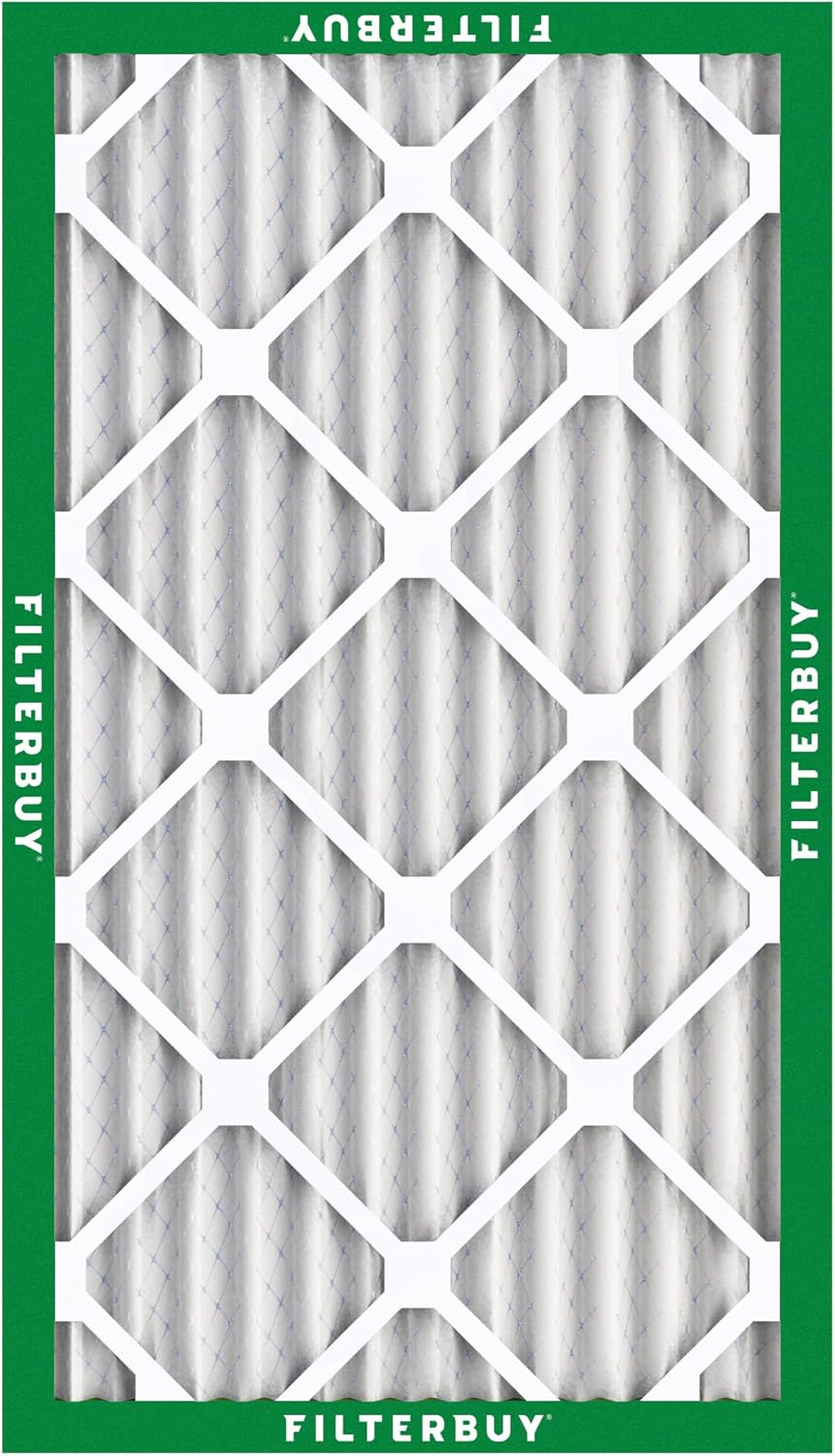 Filterbuy 16x25x2 MERV 8 Air Filter